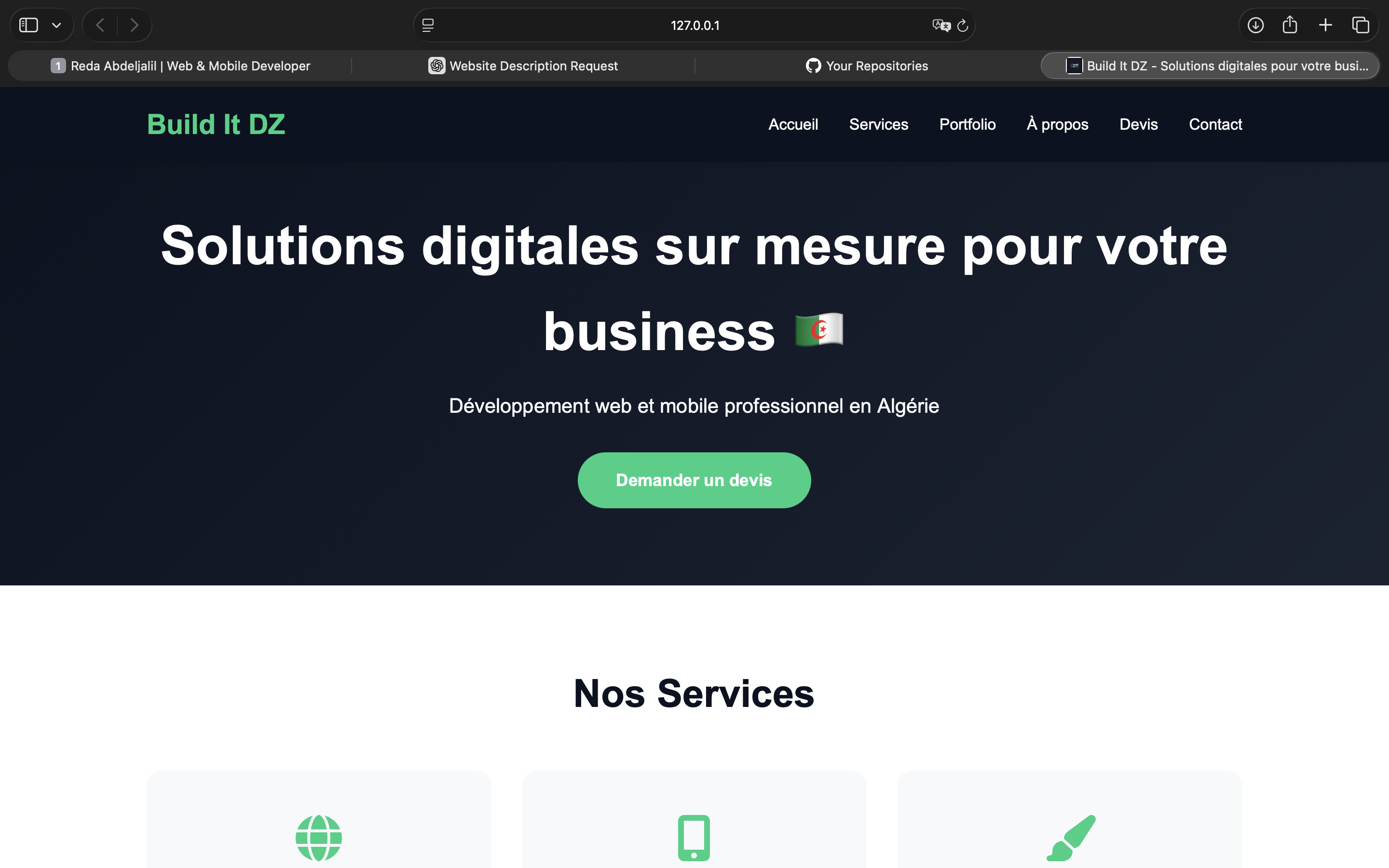 Website 3 Screenshot 1