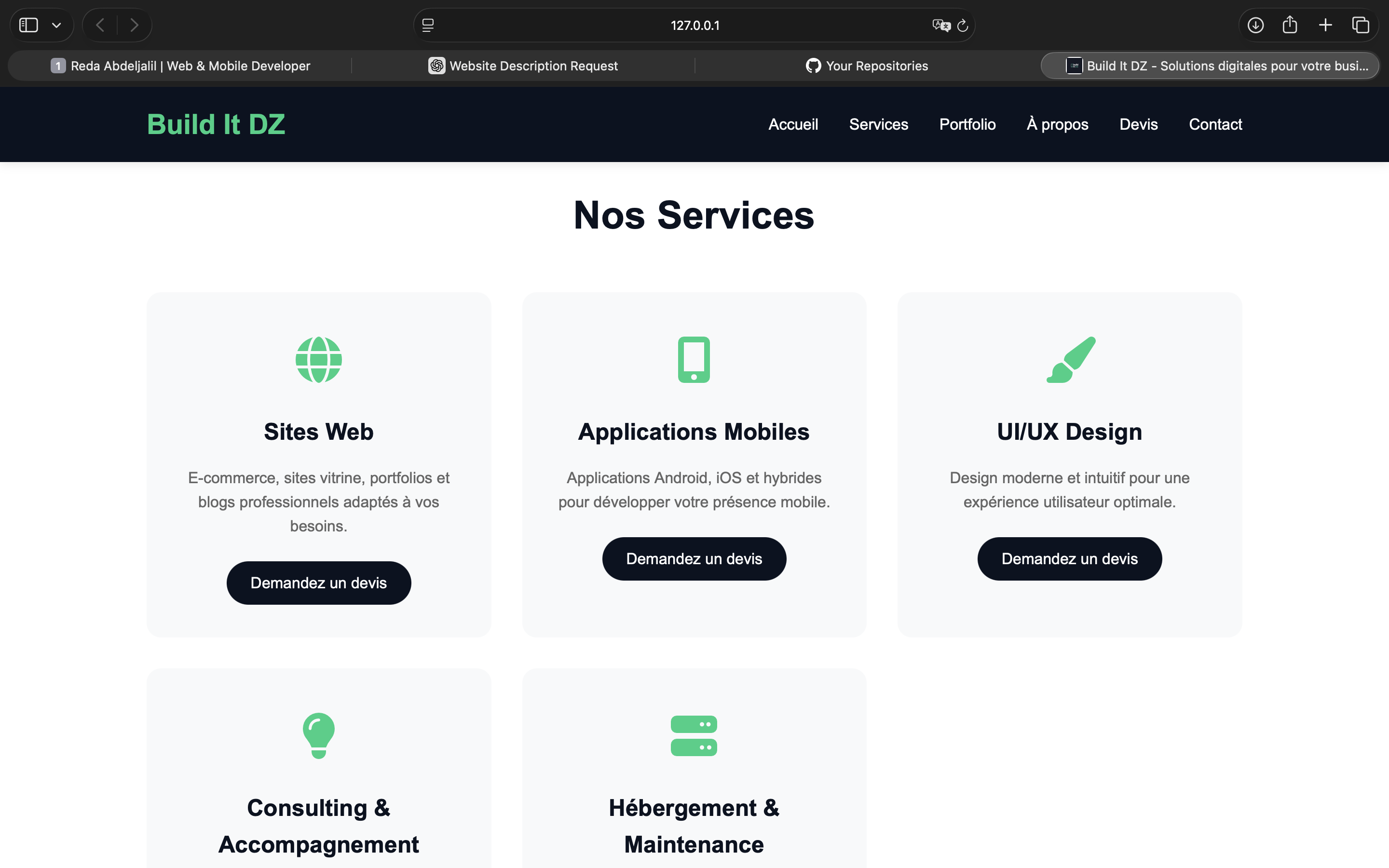 Website 3 Screenshot 2