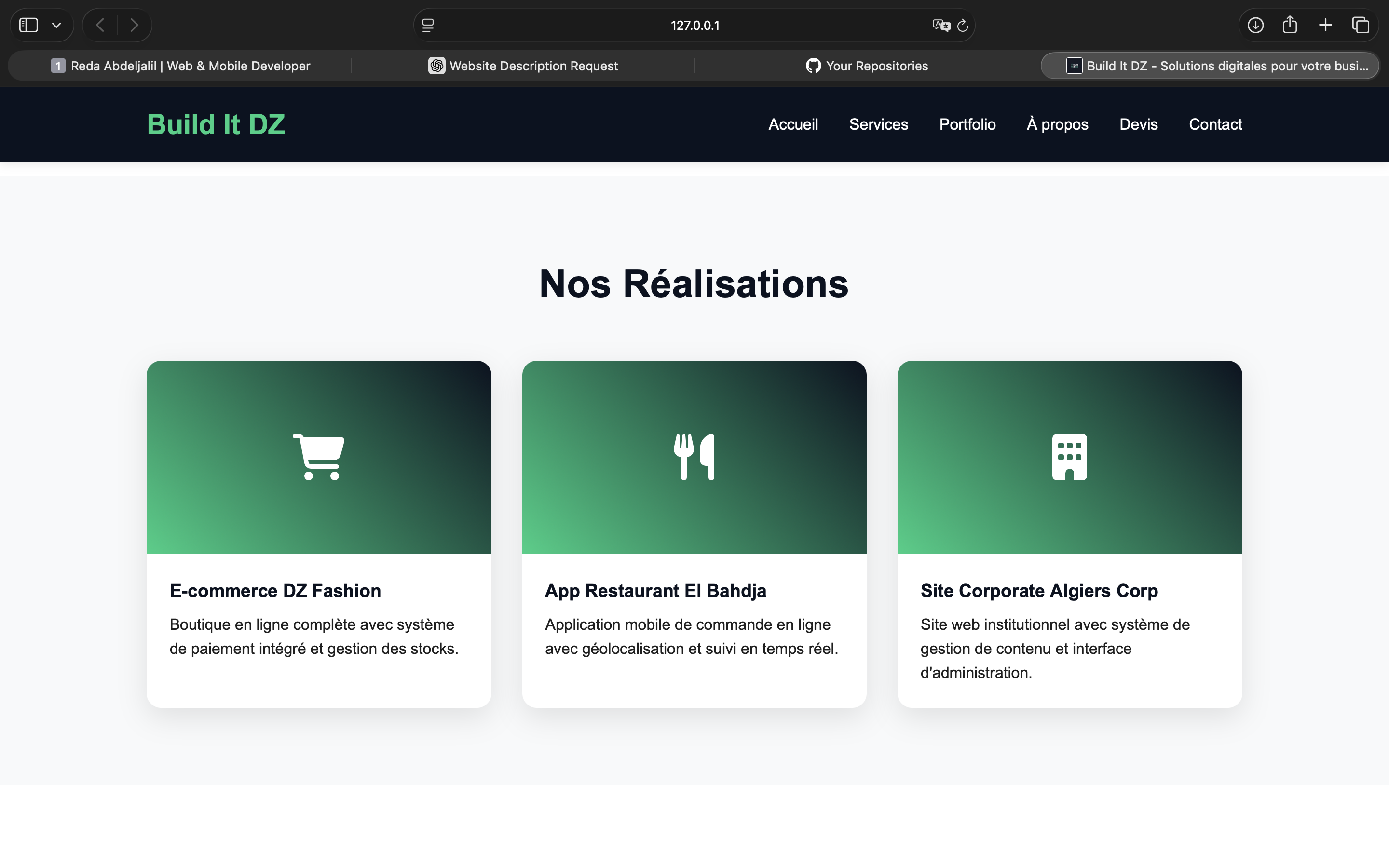 Website 3 Screenshot 3