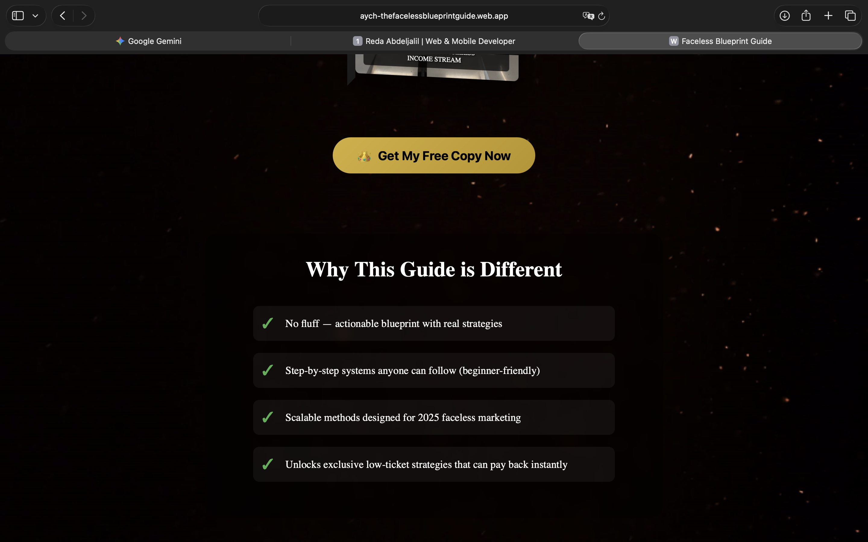 Website 1 Screenshot 2