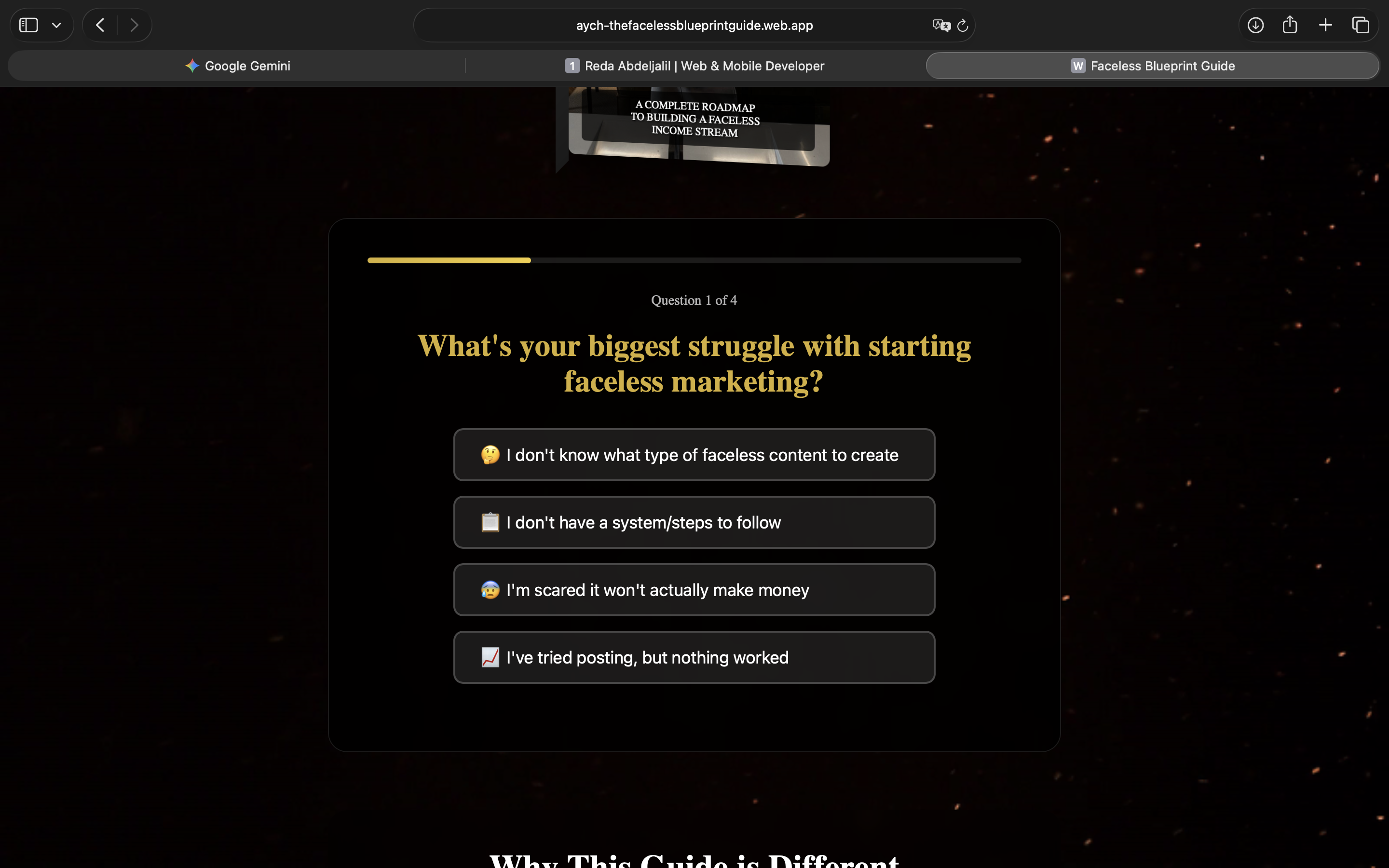 Website 1 Screenshot 3