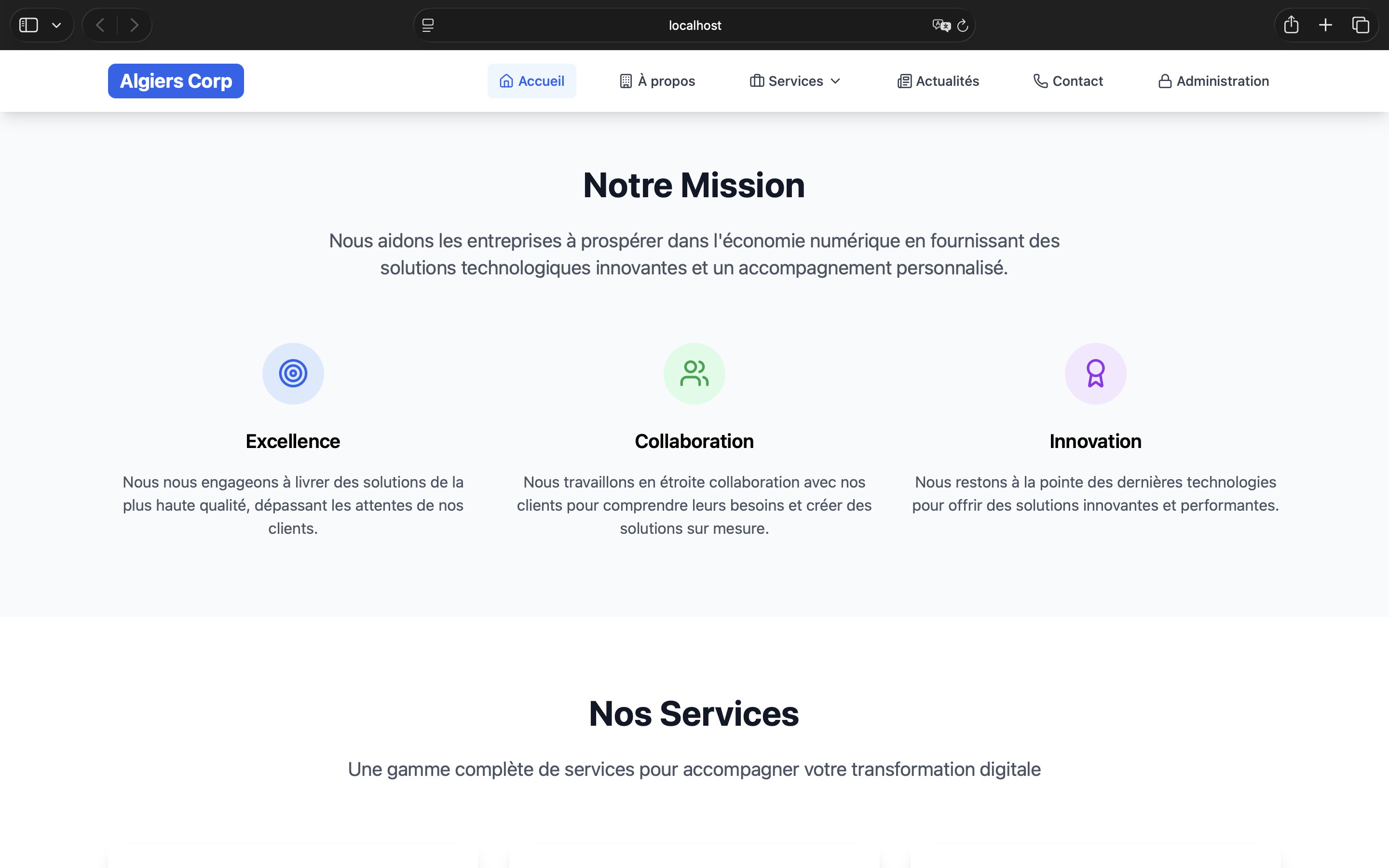 Website 2 Screenshot 3